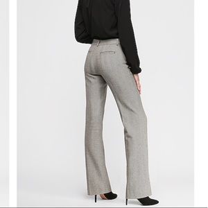 Mid Rise Editor Trouser Pants
